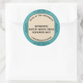 Authentic Hatch Green Chile Spice Custom ラウンドシール (バッグ)