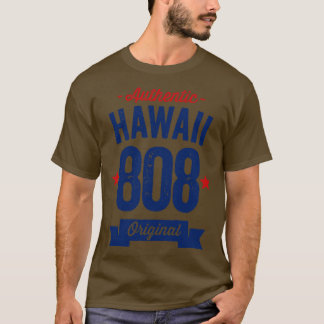 Authentic Hawaii 808エリアコード Tシャツ