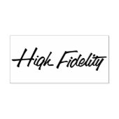 Authentic High Fidelityレトロラバーアートスタンプ ラバースタンプ (インプリント)