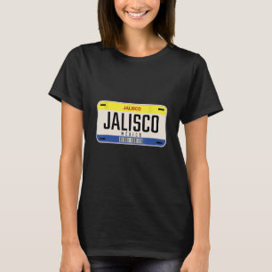 Authentic Jalisco MexicoライセンスプレートメキシコCul Tシャツ
