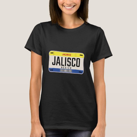 Authentic Jalisco MexicoライセンスプレートメキシコCul Tシャツ (正面)