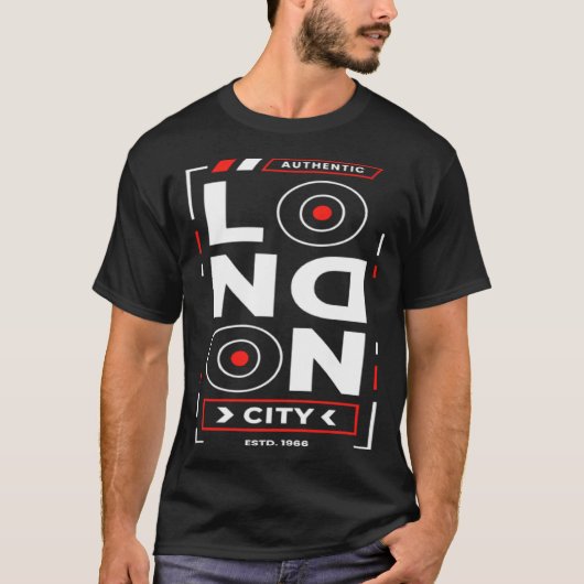 Authentic London City Est 1966 Tシャツ (正面)