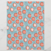 Authentic Mid Century 1950s雪だるまイラスト! (裏面)