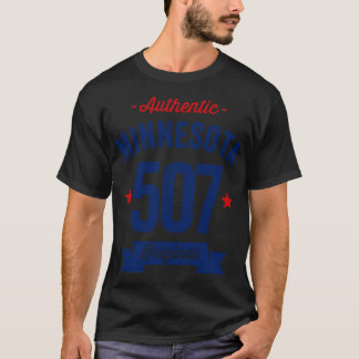 Authentic Minnesota 507エリアコード Tシャツ