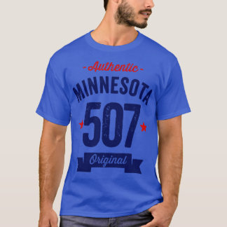 Authentic Minnesota 507エリアコード Tシャツ