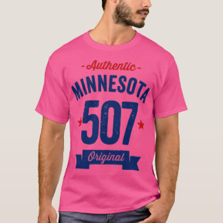 Authentic Minnesota 507エリアコード Tシャツ