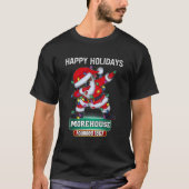 Authentic Morehouse HBCU Holiday  Unisex Black Sma Tシャツ (正面)