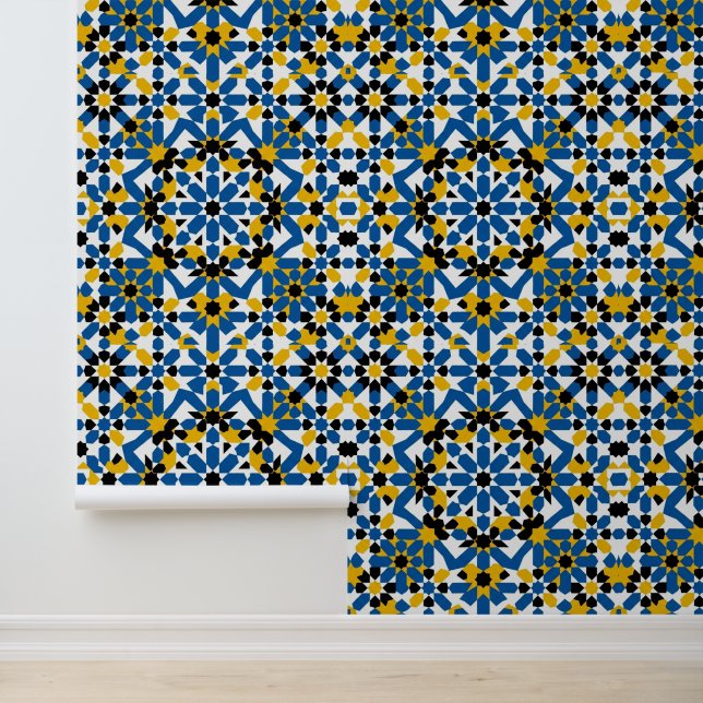 Authentic Moroccan Zellij Arabesque Geometric  壁紙 (アプリケーション)