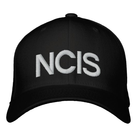 Authentic NCIS Crime Scene/Raid hat 刺繍入りキャップ (正面)