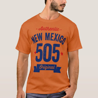 Authentic New Mexico 505エリアコード Tシャツ