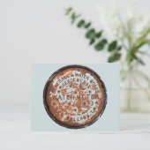 Authentic New Orleans Water Meterカバーポストカード ポストカード (スタンド正面)