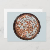Authentic New Orleans Water Meterカバーポストカード ポストカード (正面/裏面)