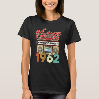 Authentic Quality Radioヴィンテージ1962 60誕生日 Tシャツ