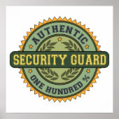 Authentic Security Guard ポスター (正面)