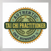 Authentic Tai Chi Practitioner ポスター (正面)
