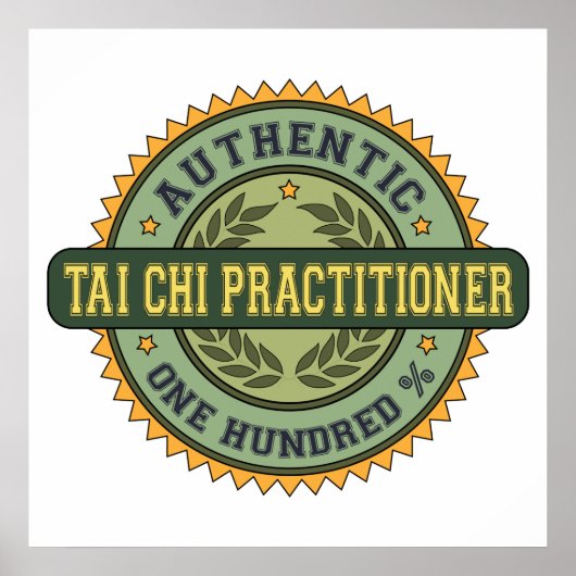 Authentic Tai Chi Practitioner ポスター (正面)