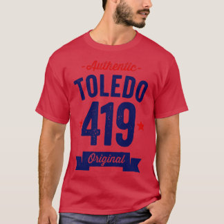 Authentic Toledo 419エリアコード Tシャツ