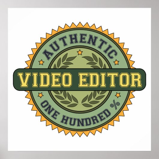 Authentic Video Editor ポスター (正面)