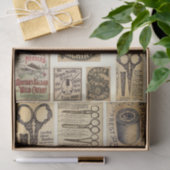 Authentic Vintage Sewing Adverts ES2 Decoupage 薄葉紙 (ギフト)