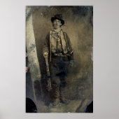 Authenticated portrait of Billy the Kid (1880) ポスター (正面)