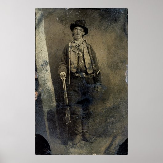 Authenticated portrait of Billy the Kid (1880) ポスター (正面)