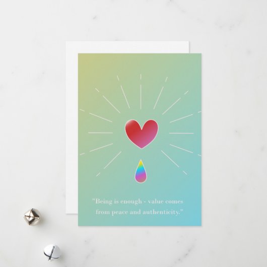 Authenticity Attracts, Inspirational Greeting card シーズンカード (正面/裏面インサイチュ)