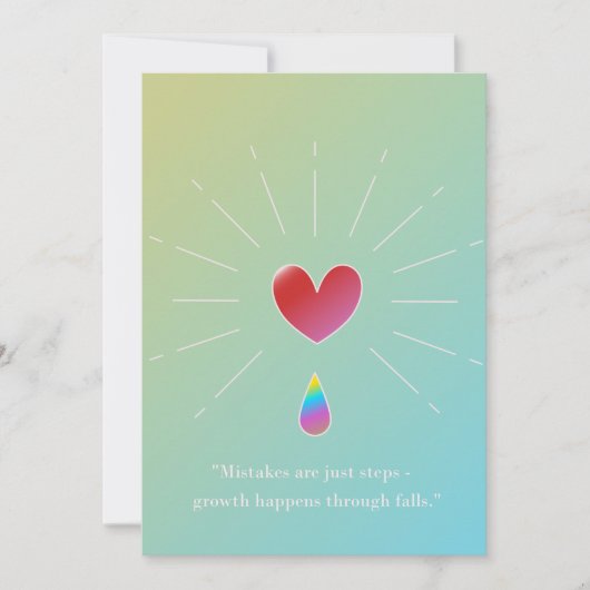 Authenticity Attracts, Inspirational Greeting Card シーズンカード (正面)