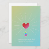 Authenticity Attracts, Inspirational Greeting Card シーズンカード (正面/裏面)