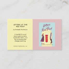 Author Book Promotion Custom YA Novel Pastel 名刺