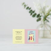 Author Book Promotion Custom YA Novel Pastel 名刺 (スタンド正面)