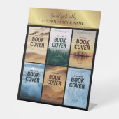 Author Book Series Photo Collage Black & Gold 台座サイン (正面)