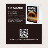 Author Promotional Book Marketing Photo 名刺 (内部フラット)