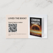 Author QR Code Book Review Request Promo Marketing 名刺 (正面)