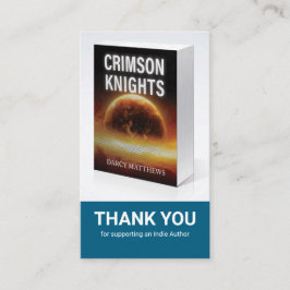 Author Review Request Card QR Code Book Launch 名刺