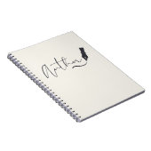Author Script Notebook – Minimalist Writer Journal ノートブック (右側)