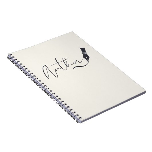 Author Script Notebook – Minimalist Writer Journal ノートブック (右側)