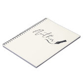 Author Script Notebook – Minimalist Writer Journal ノートブック (左側)