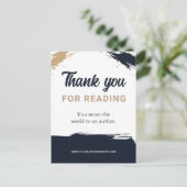 Author Thank you Reader Appreciation Insert Book ポストカード (スタンド正面)