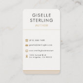 Author Writer Professional 名刺 (裏面)