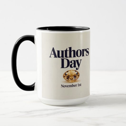 Authors Day Citrine Combo Mug マグカップ (左)