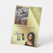  Author's Promotional Rose Gold  台座サイン (正面)