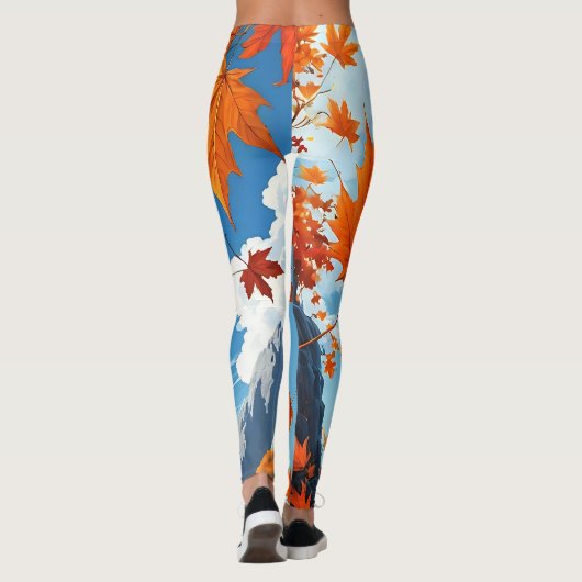 Authumn leaves  レギンス (裏面)