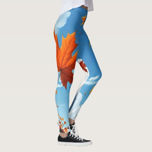 Authumn leaves  レギンス (右)
