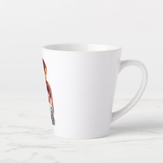 Autism カフェラテマグ (右)