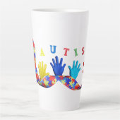 Autism カフェラテマグ (正面)