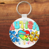 autism  キーホルダー (正面)