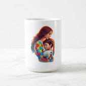Autism コーヒーマグカップ (中央)
