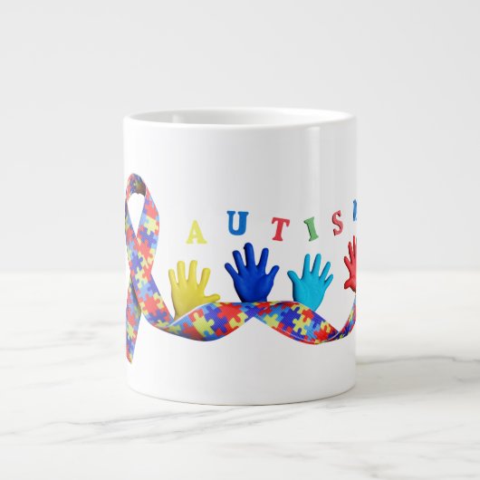 Autism ジャンボコーヒーマグカップ (正面)