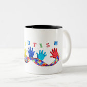 Autism ツートーンマグカップ (正面右)