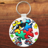 autism (6 キーホルダー (正面)